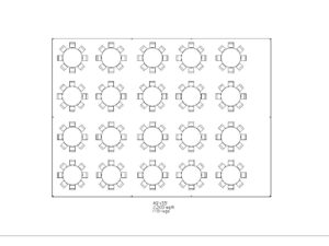 40'x55' White Frame Tent - 2,200ft2