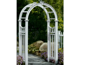White Wedding Arch - Image 3