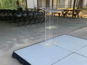 Clear Acrylic Podium - Image 4